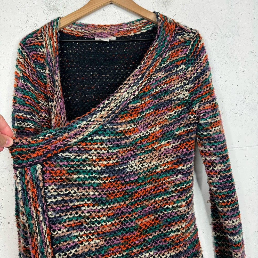 Boston Proper Asymmetrical Multi Color Tweed Card… - image 4